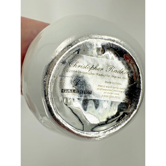 Vintage 2002 Christopher Radko Snowman Christmas Chills Wills Trinket Snowman - Picture 14 of 16